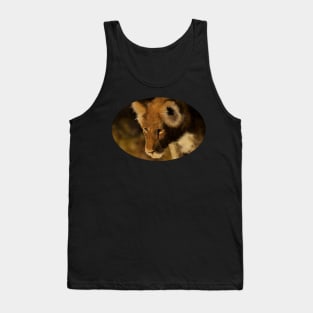 Evening Hunt- Painting of Lioness Hunting Tank Top